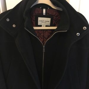 Cole Haan wool blend coat